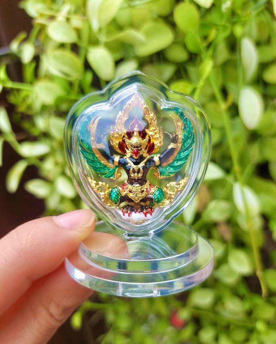 Thai Phaya Garuda Amulet Mini Case by Luang Pho Wichit Default Title