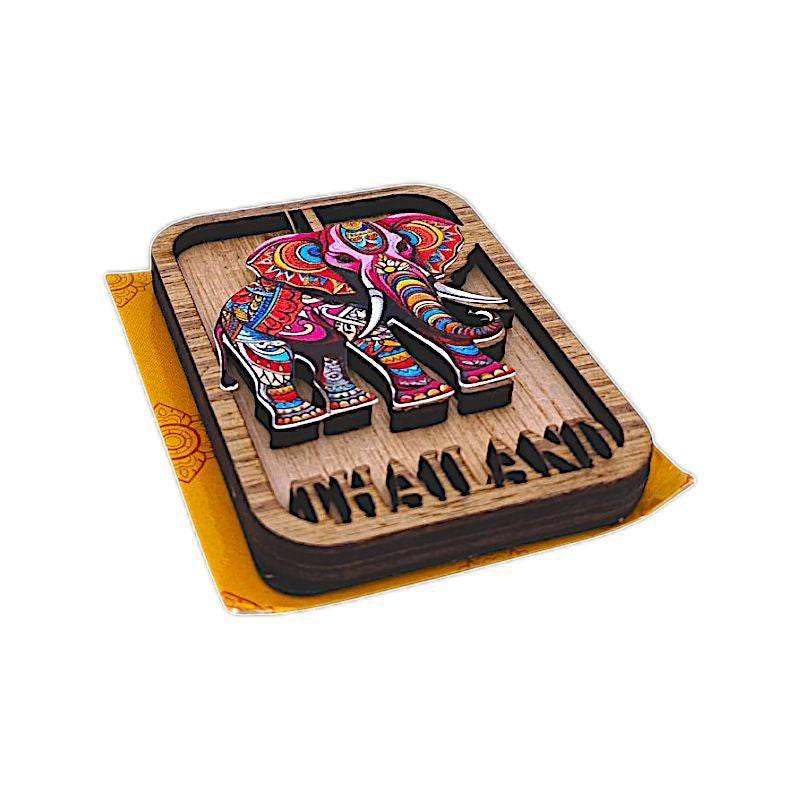 Thailand Elephant Souvenir Magnet - Unique Souvenir Design with Elephant Theme