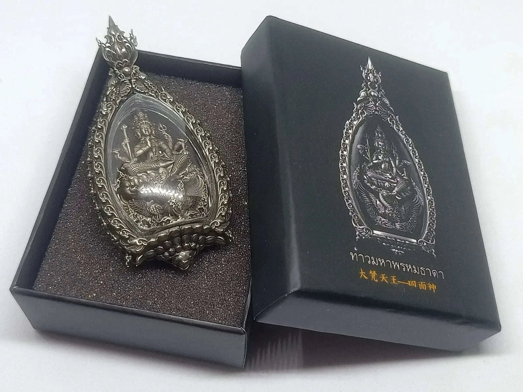 🕉️ Thao Maha Phrom Thada (Great Brahma Creator) - Phutthasilp Edition Phra Ajarn Nikom, Wat Pa Traiphumsattatham – God of Destiny & Creation