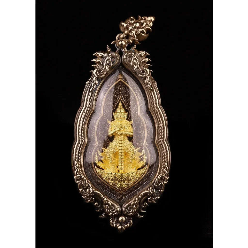 Thao Wessuwan Amulet for Authentic Protection and Prosperity Vessavana 1.7