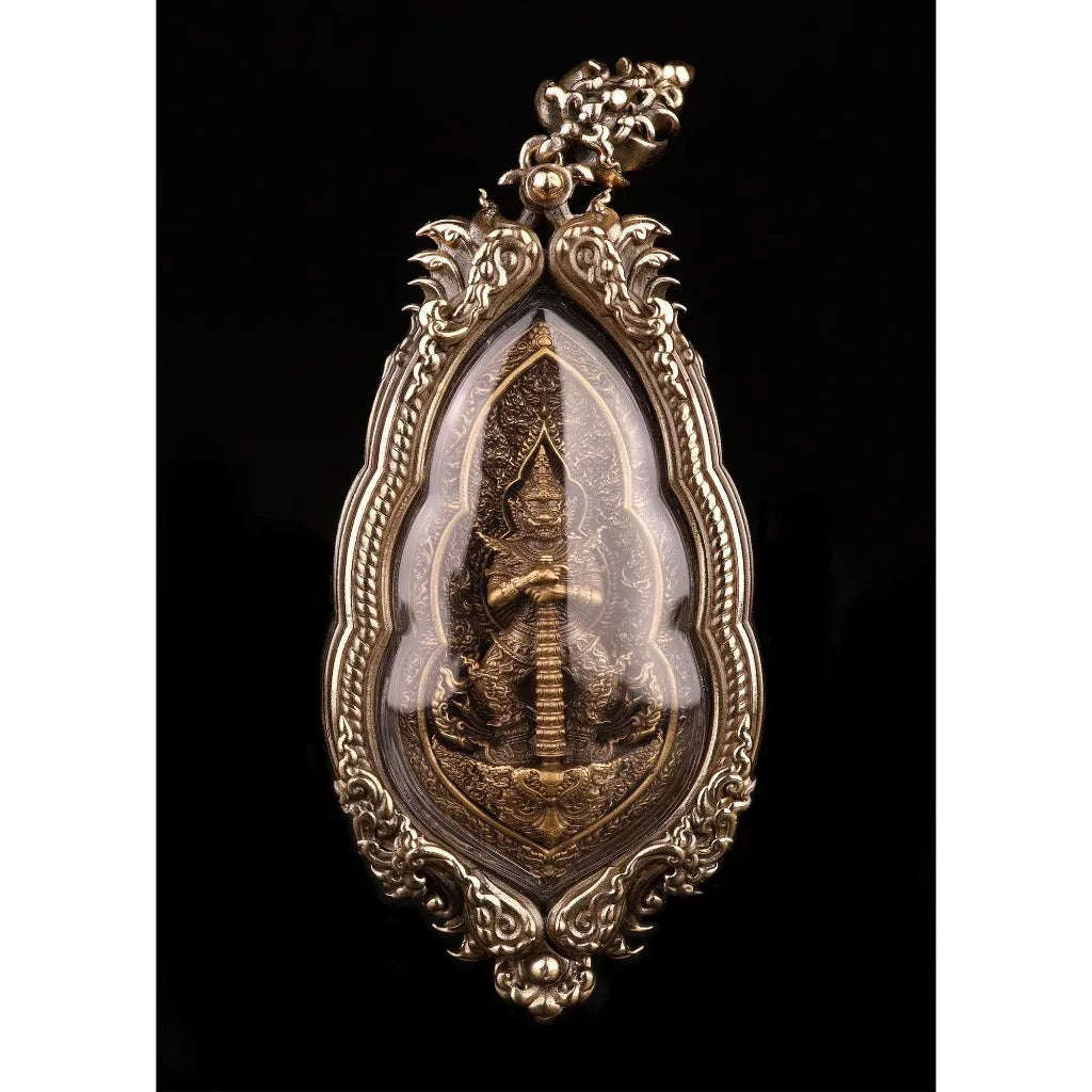 Thao Wessuwan Amulet for Authentic Protection and Prosperity Vessavana 1.10