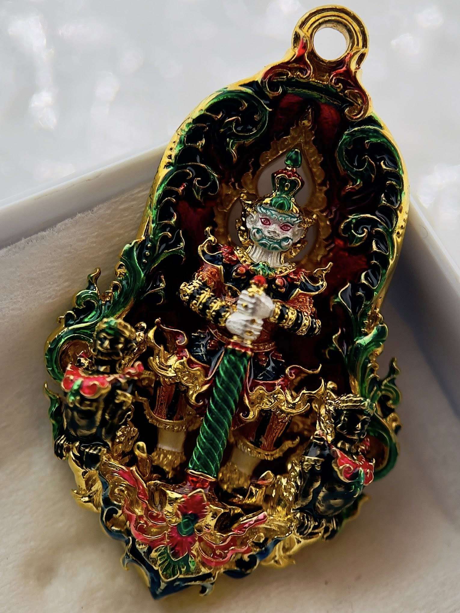 Thao Wessuwan Amulet for Protection Chao Sua 168 Edition by Phra Ajarn Aranop - Powerful Spiritual Defense