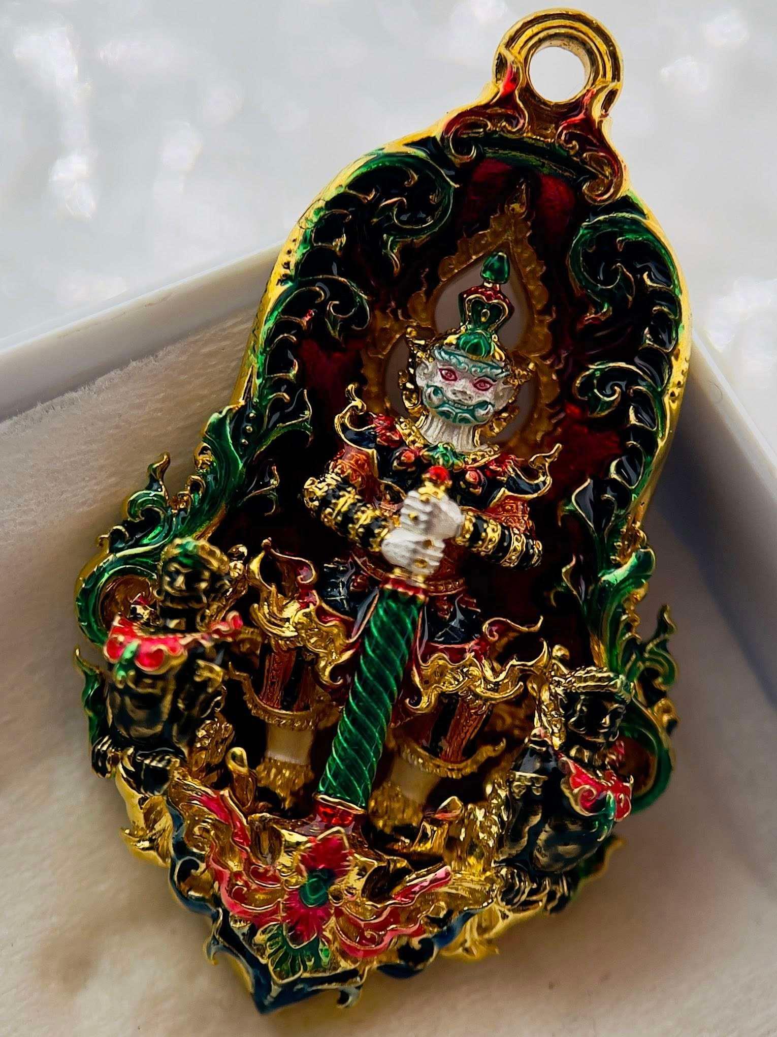 Thao Wessuwan Amulet for Protection Chao Sua 168 Edition by Phra Ajarn Aranop - Powerful Spiritual Defense