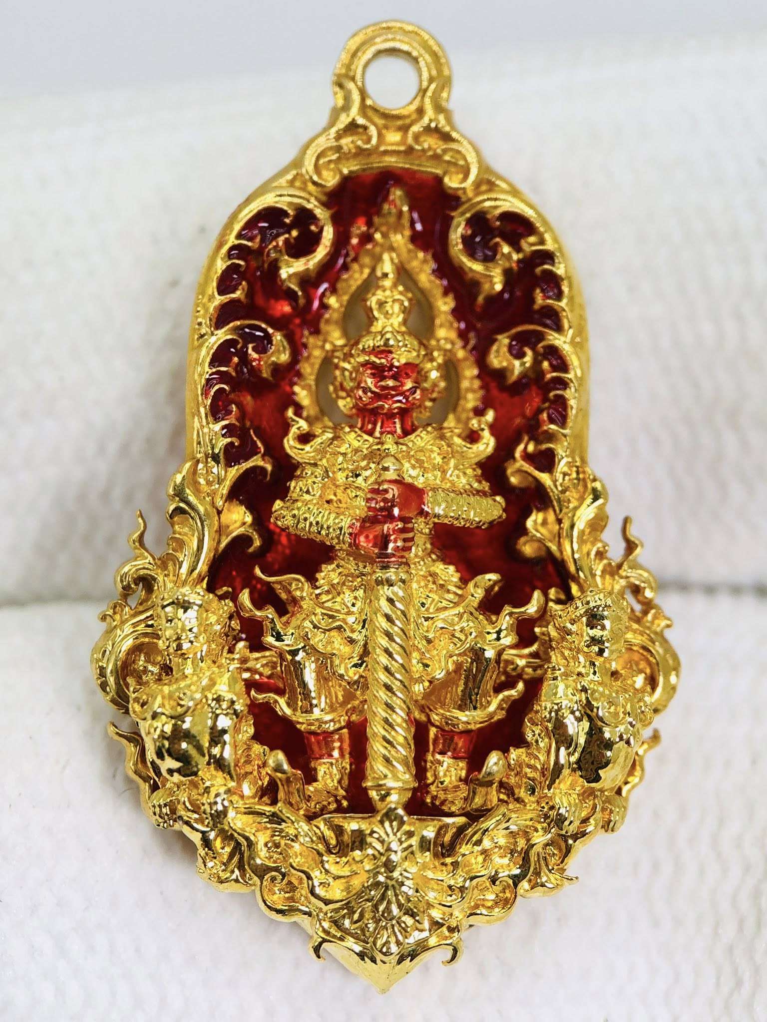 Thao Wessuwan Amulet Chao Sua 168 Edition by Phra Ajarn Aranop - Powerful Thai Protective Charm