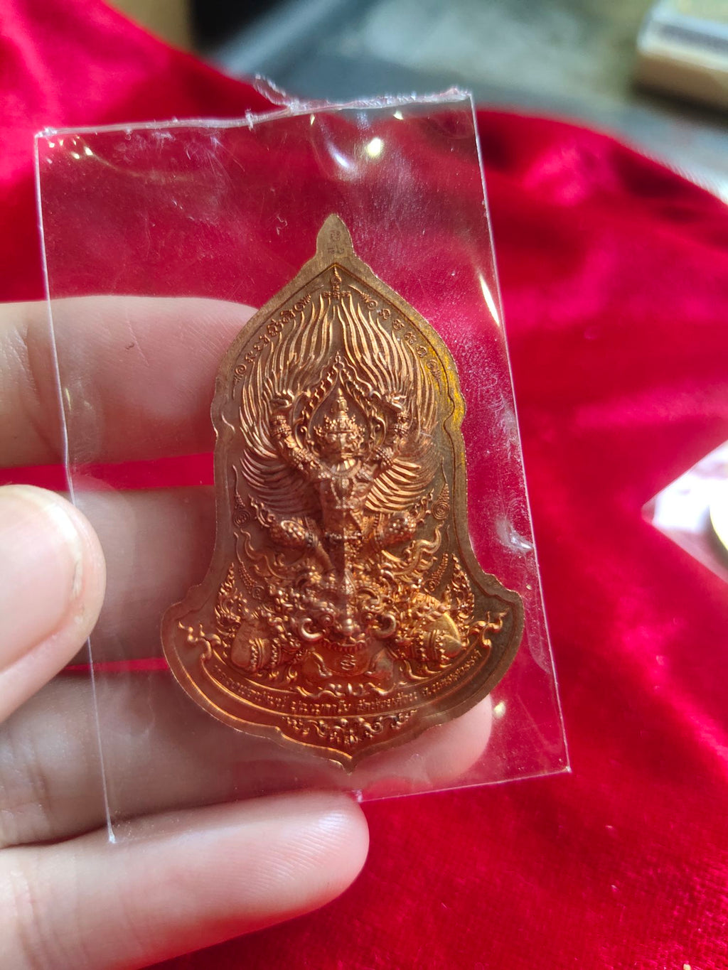 Thao Wessuwan Amulet Pendant for Wealth and Prosperity Attraction