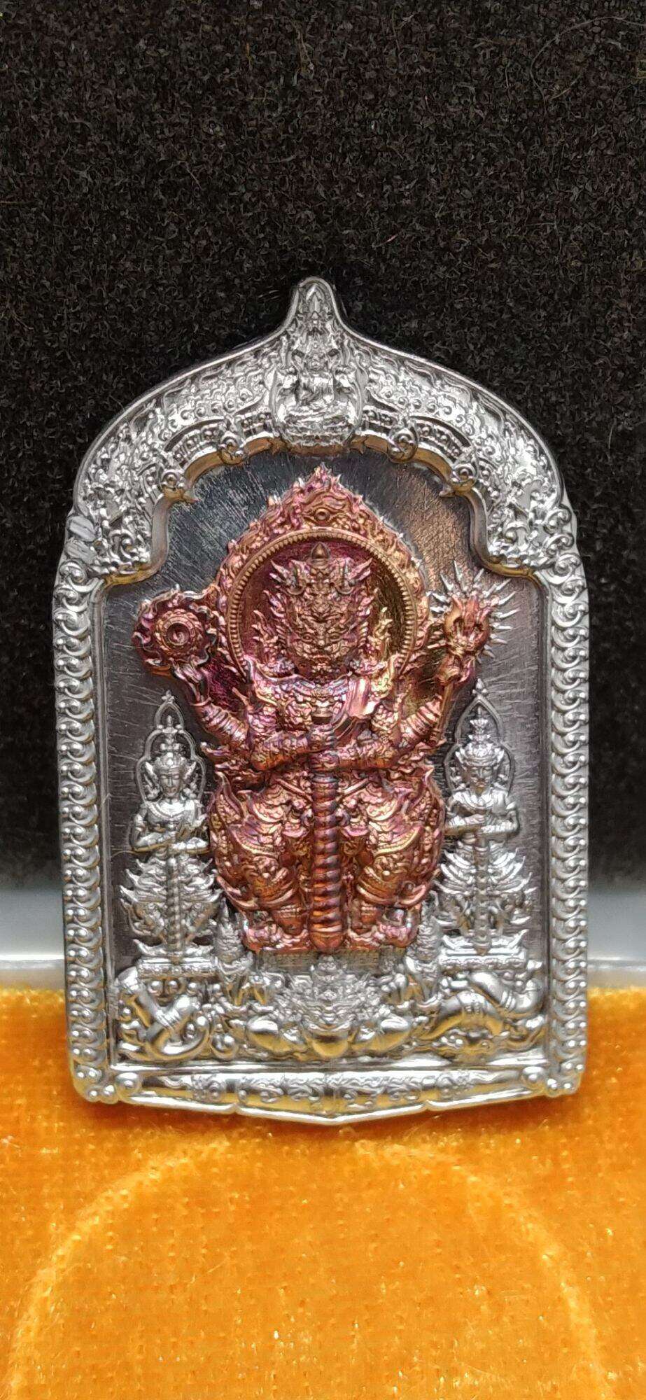 Thao Wessuwan Amulet for Wealth Command, Protection, and Authority