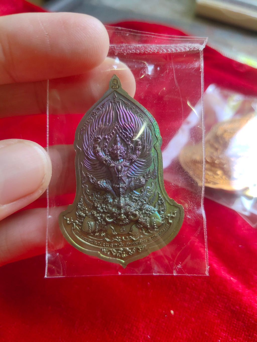 Thao Wessuwan Amulet Pendant for Wealth and Prosperity Attraction