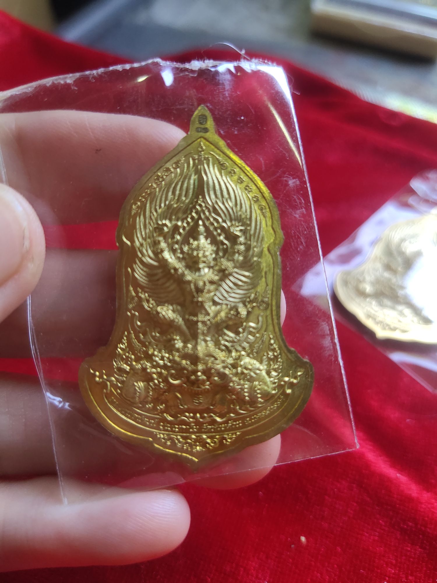 Thao Wessuwan Amulet Pendant for Wealth and Prosperity Attraction