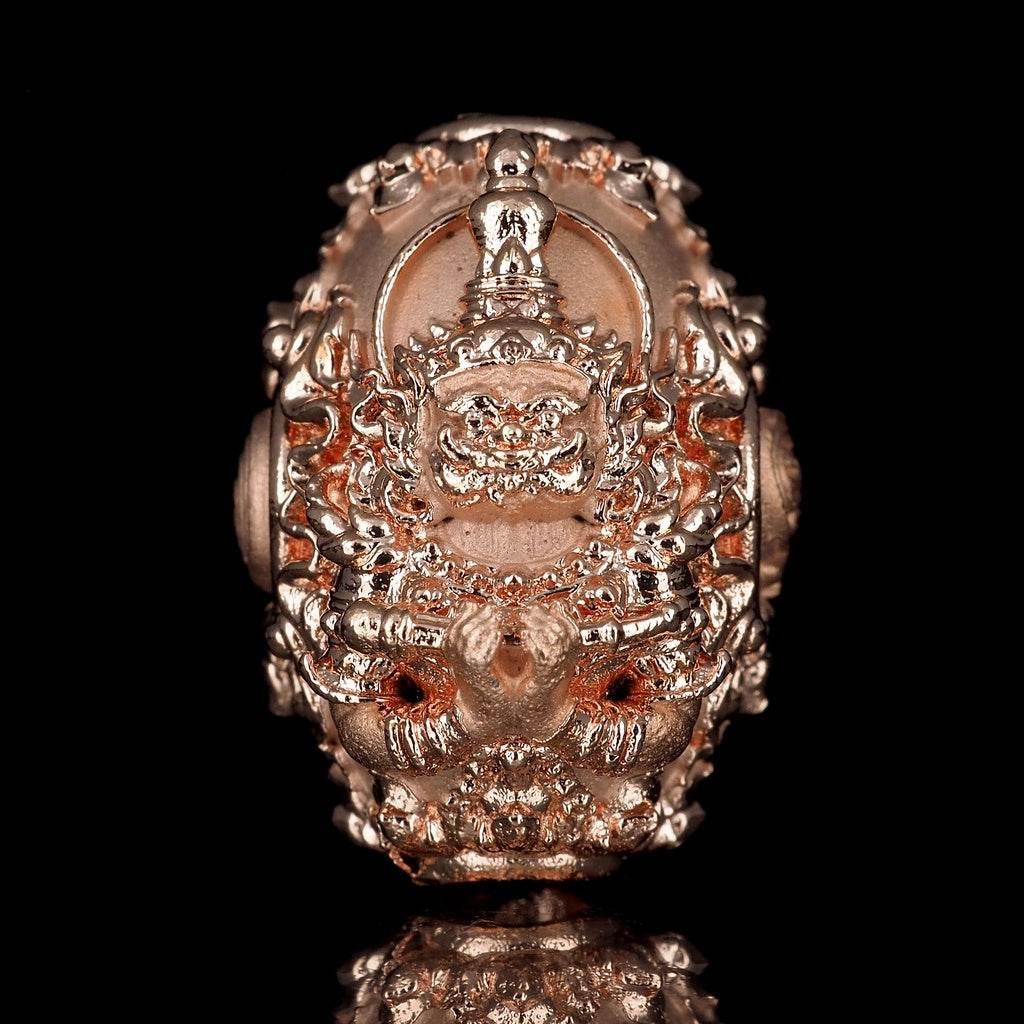 Thao Wessuwan Amulet for Wealth Protection and Good Fortune Charm บรอนซ์พิ้งค์โกลดิ์