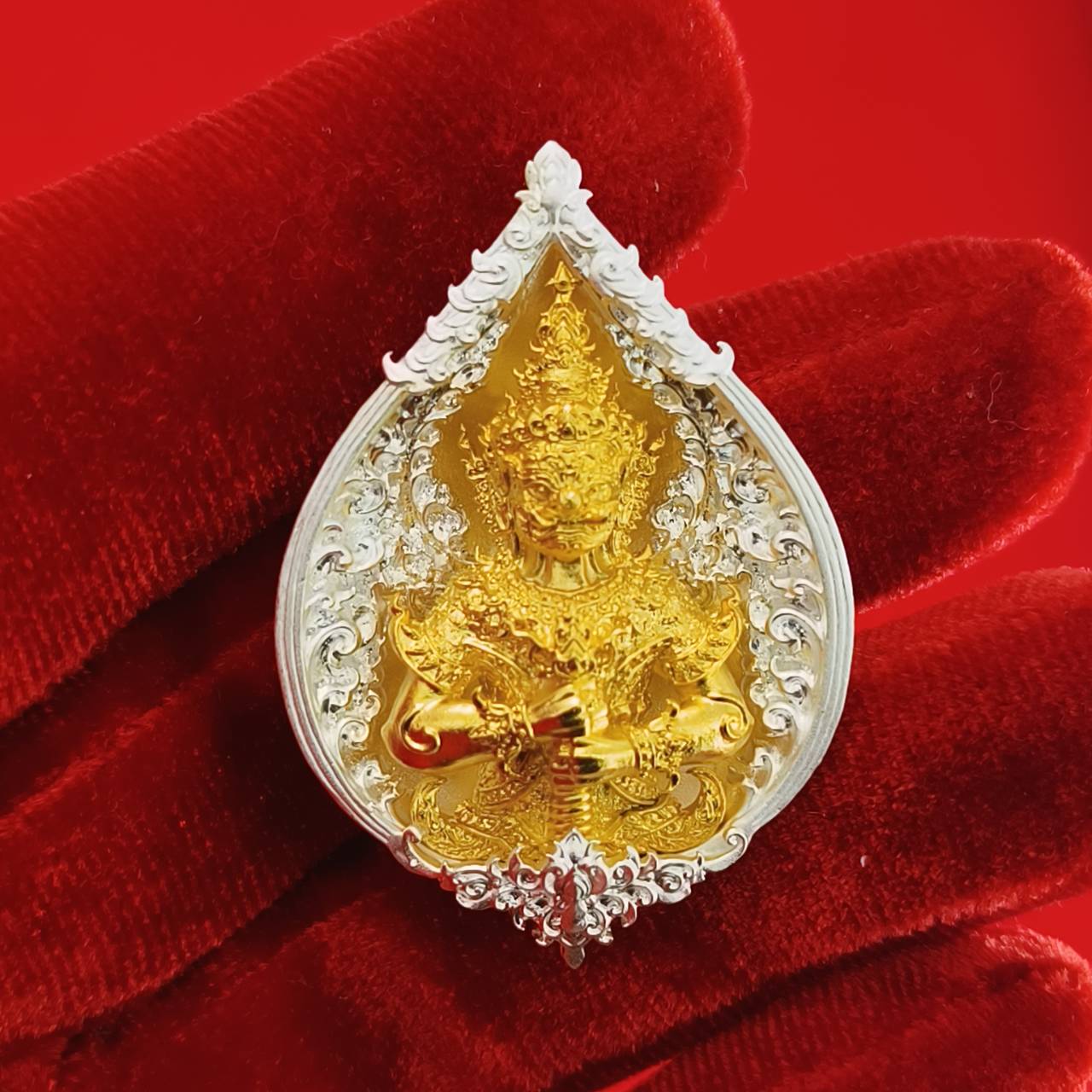 Invoke Supreme Power and Wealth with Authentic Thao Wessuwan Amulet for Prosperity Default Title