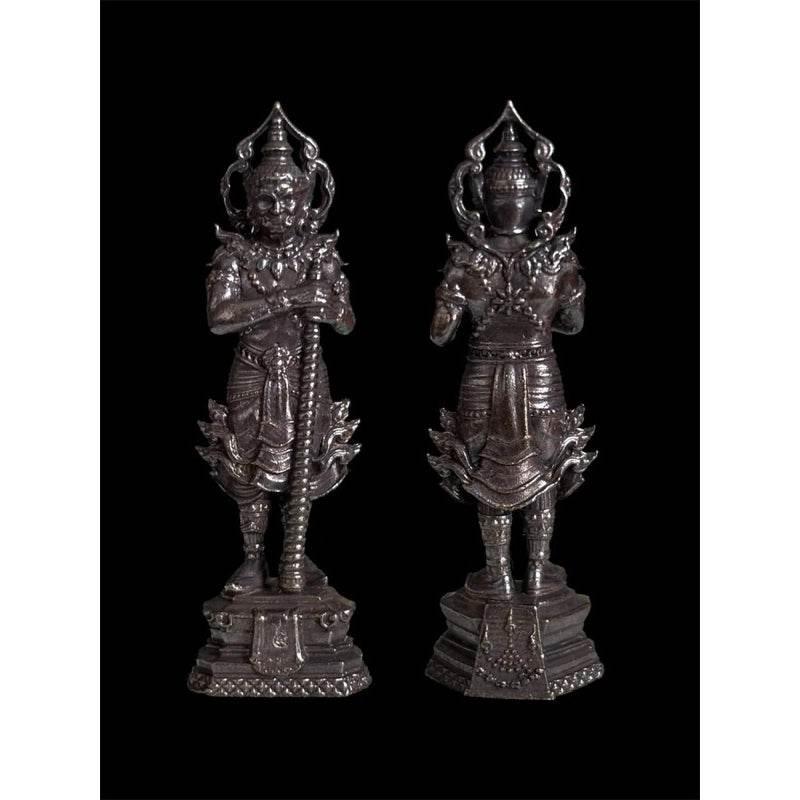 Thao Wessuwan Bangkoet Sap Edition - Wealth & Protection Guardian Blessed by Luang Pu Jue, Wat Khao Ta Ngo Udomporn (5 cm) รมดำ