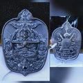 Thao Wessuwan Coin - Buy Authentic Thai Amulet for Spiritual Protection ทองแดงรมดำ