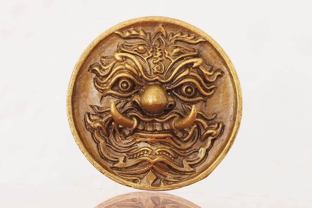 Thao Wessuwan Wealth Coin - Authentic Thai Amulet Set for Prosperity