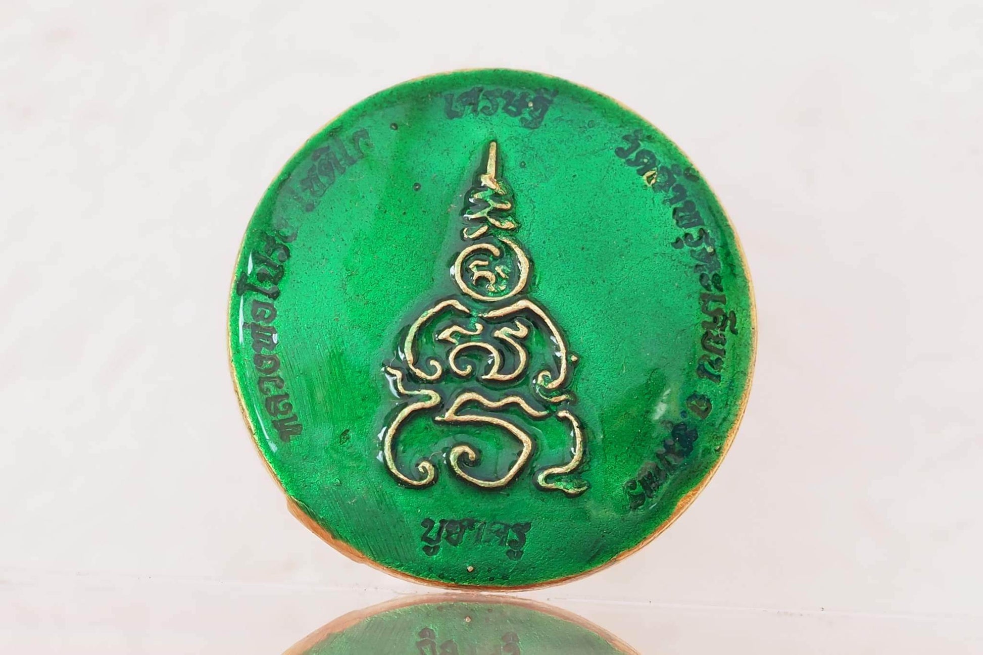 Thao Wessuwan Wealth Coin - Authentic Thai Amulet Set for Prosperity