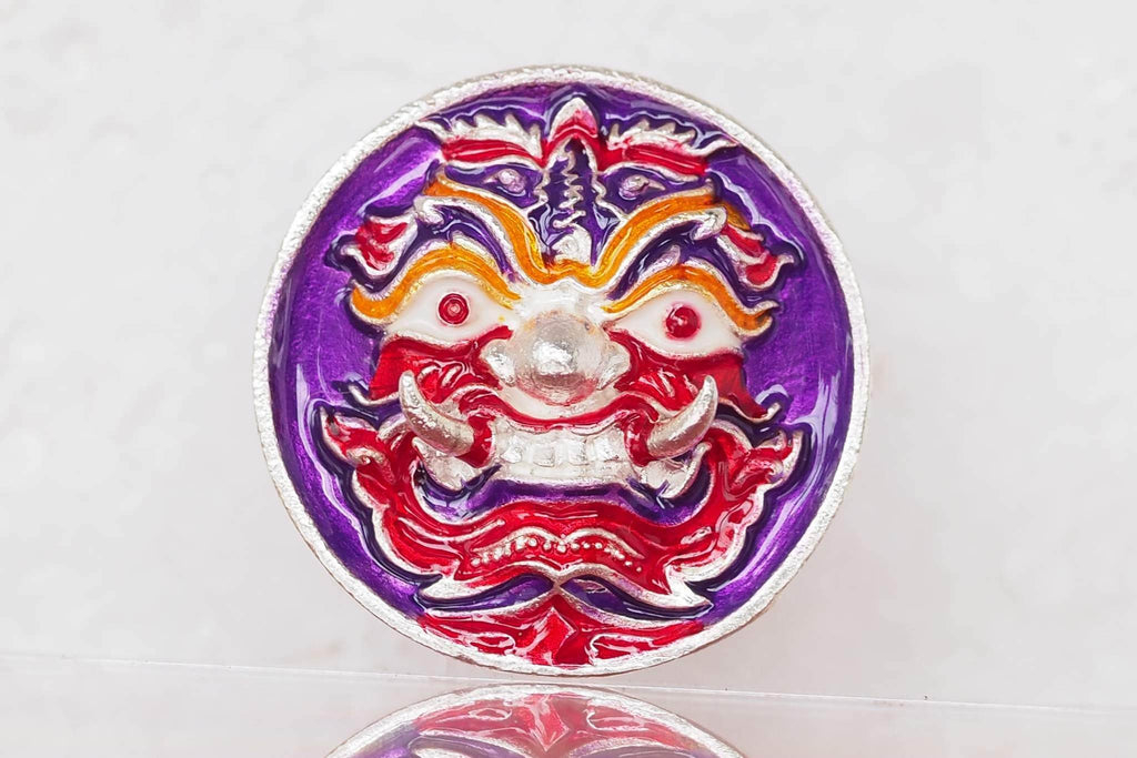 Thao Wessuwan Wealth Coin - Authentic Thai Amulet Set for Prosperity