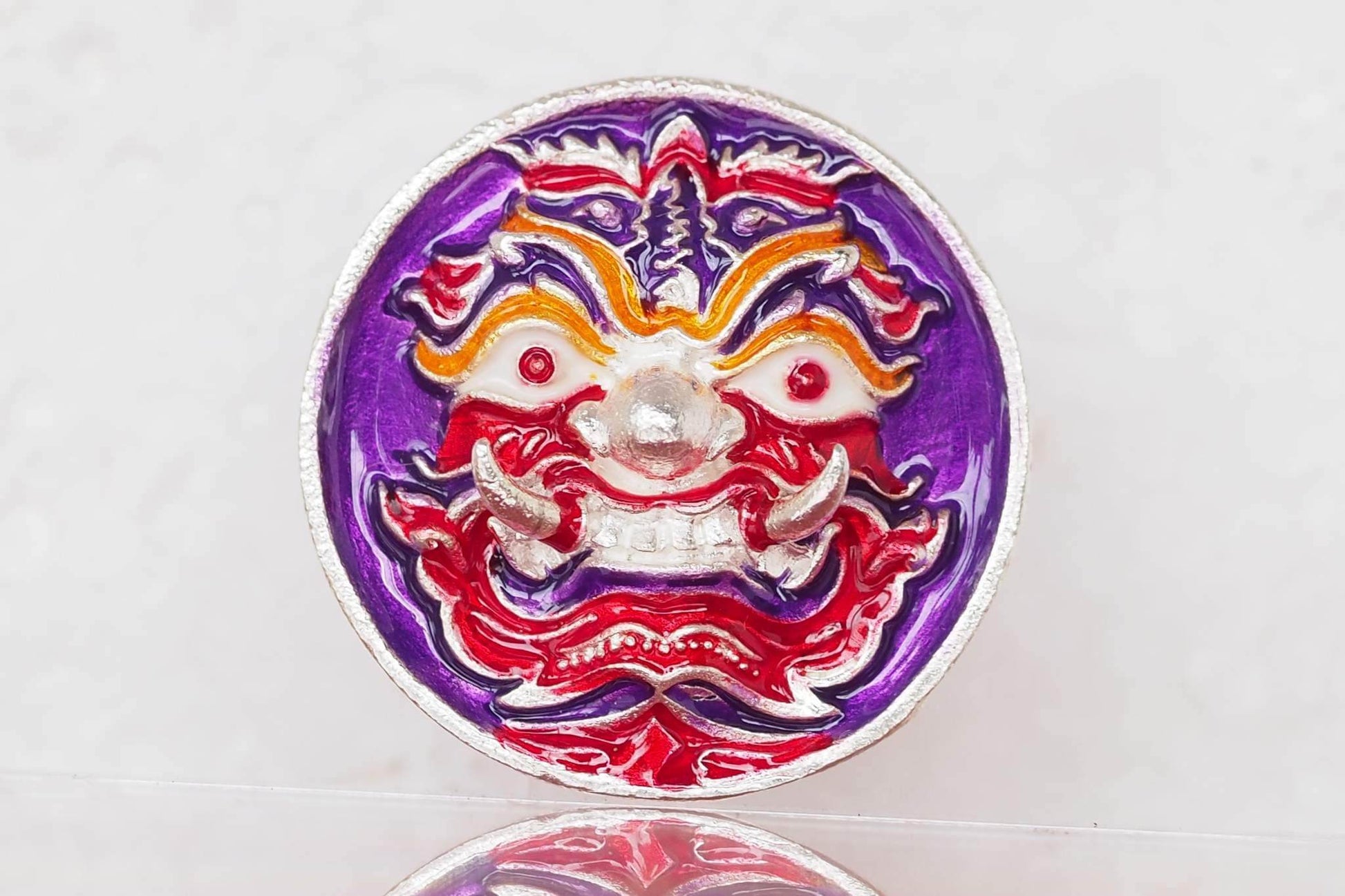 Thao Wessuwan Wealth Coin - Authentic Thai Amulet Set for Prosperity