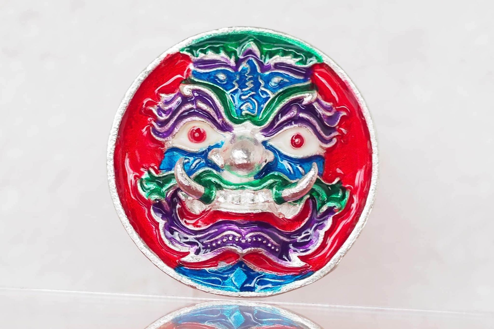 Thao Wessuwan Wealth Coin - Authentic Thai Amulet Set for Prosperity