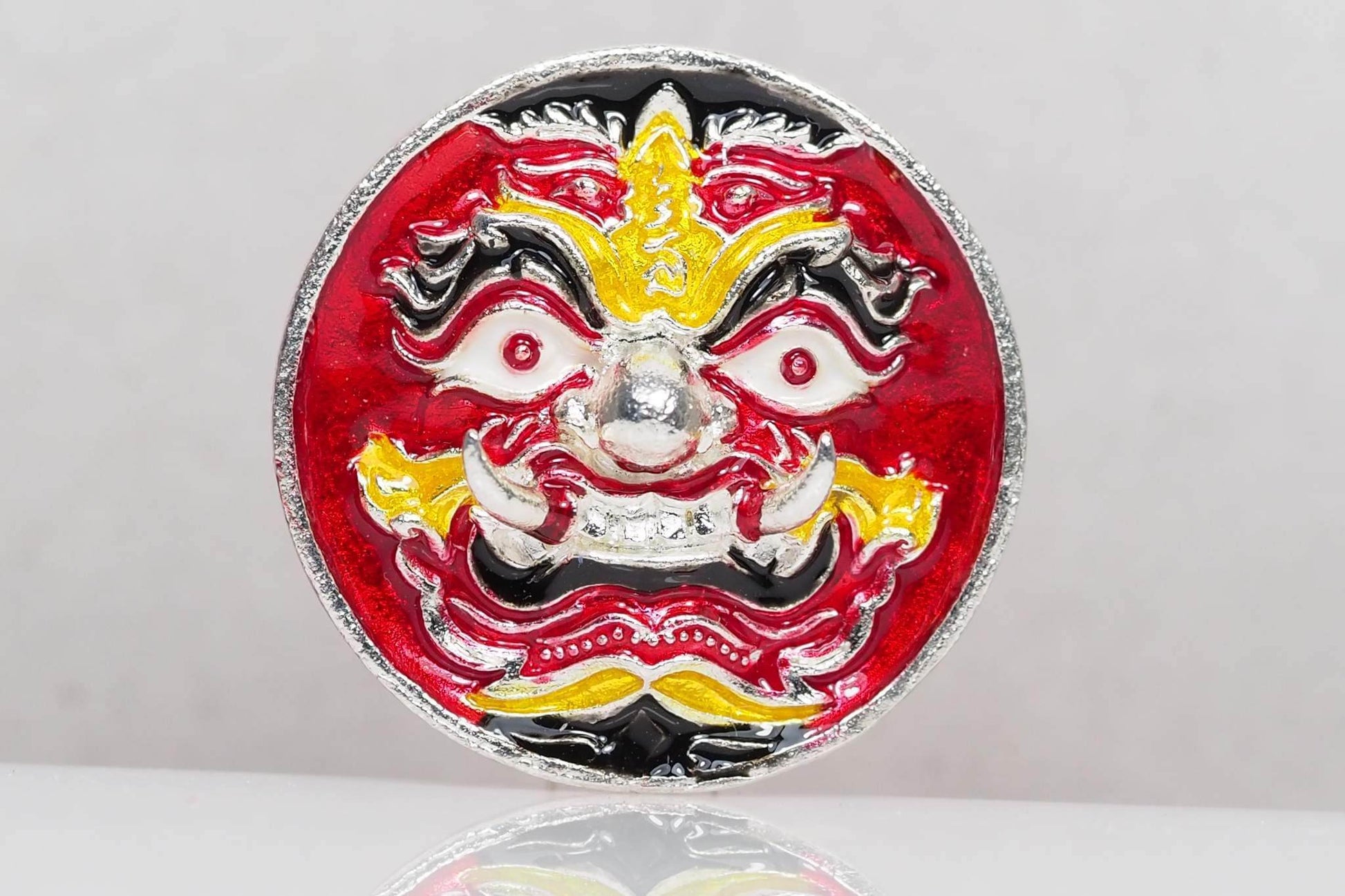 Thao Wessuwan Wealth Coin - Authentic Thai Amulet Set for Prosperity