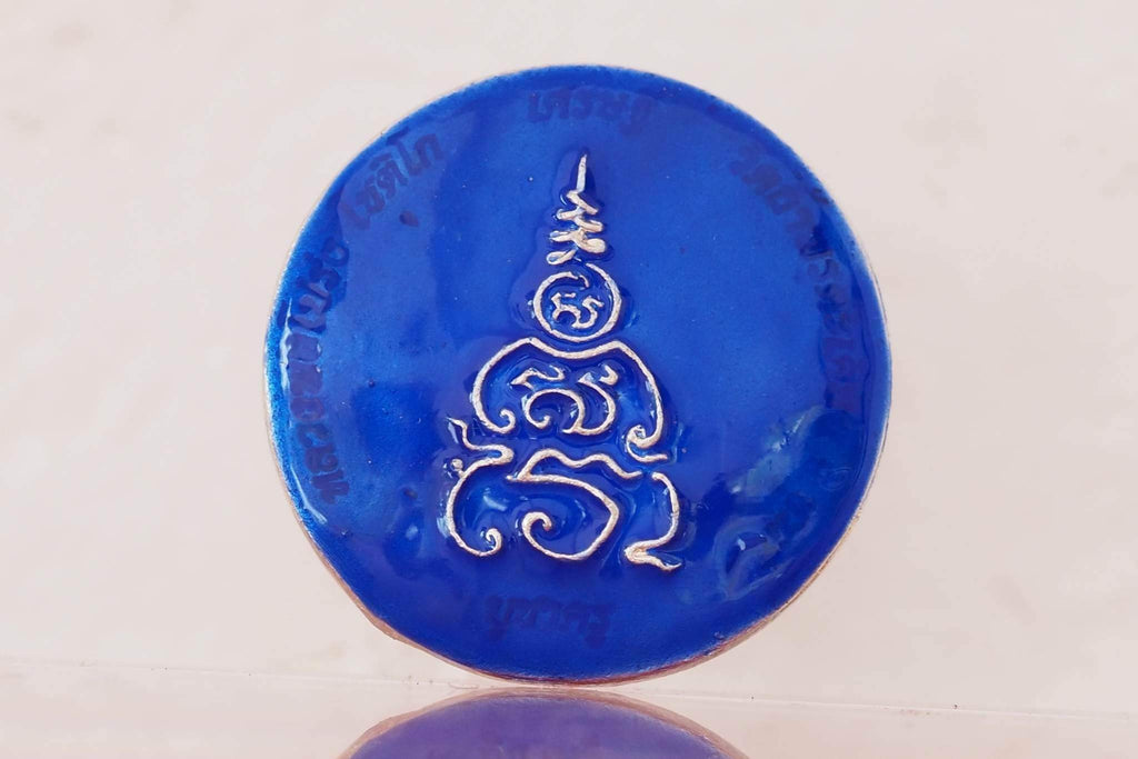 Thao Wessuwan Wealth Coin - Authentic Thai Amulet Set for Prosperity