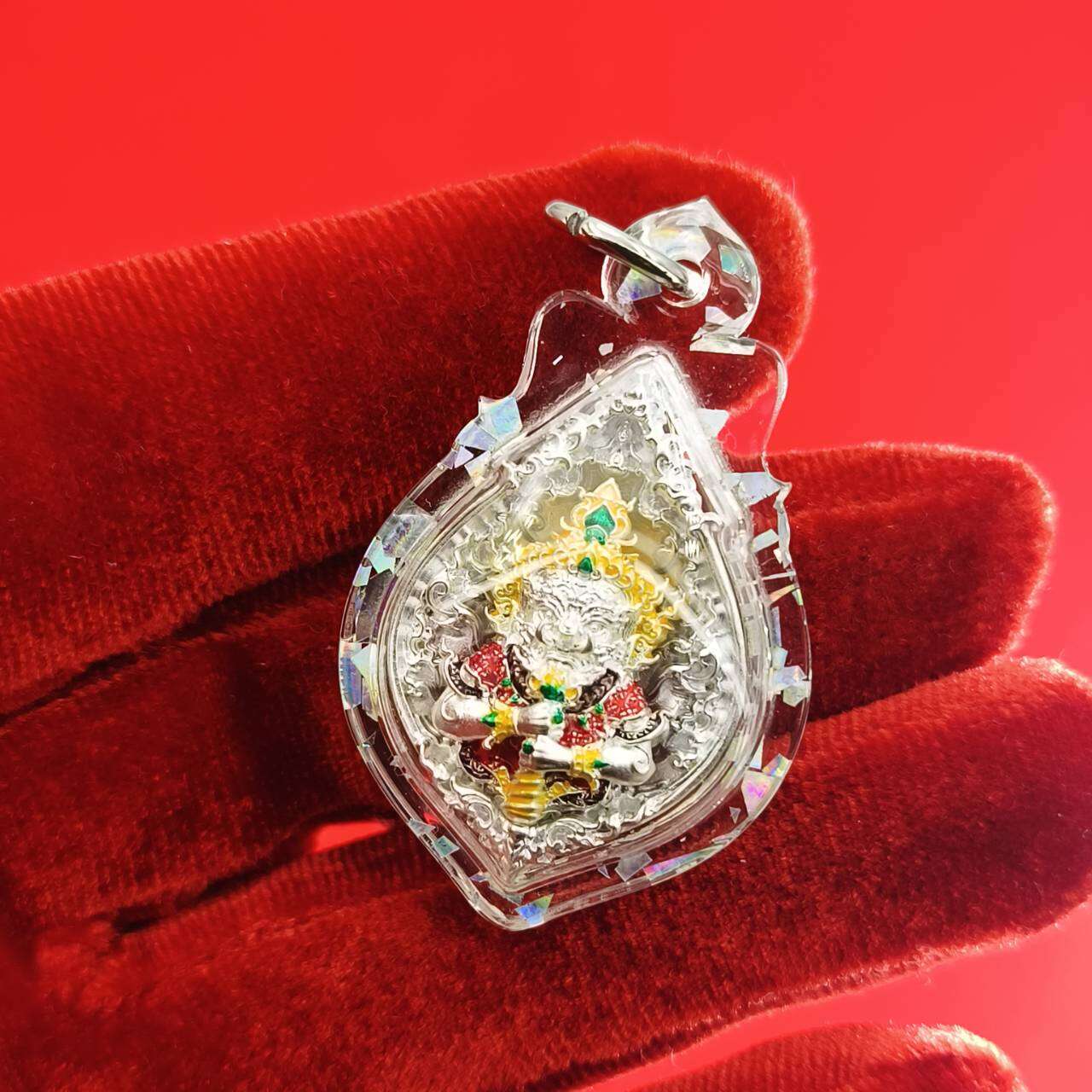 Thao Wessuwanno Amulet for Wealth and Protection by Luang Phor Wijit - Ready to Wear