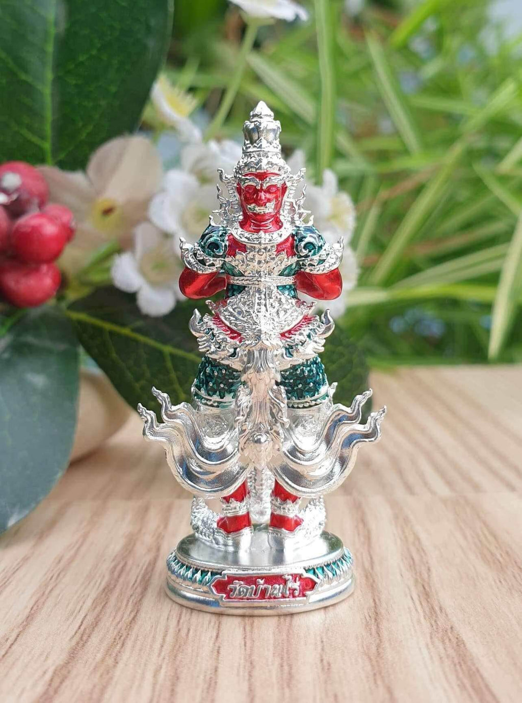 Thao Wetsuwan Amulet for Powerful Protection - Giant Face Deity Charm