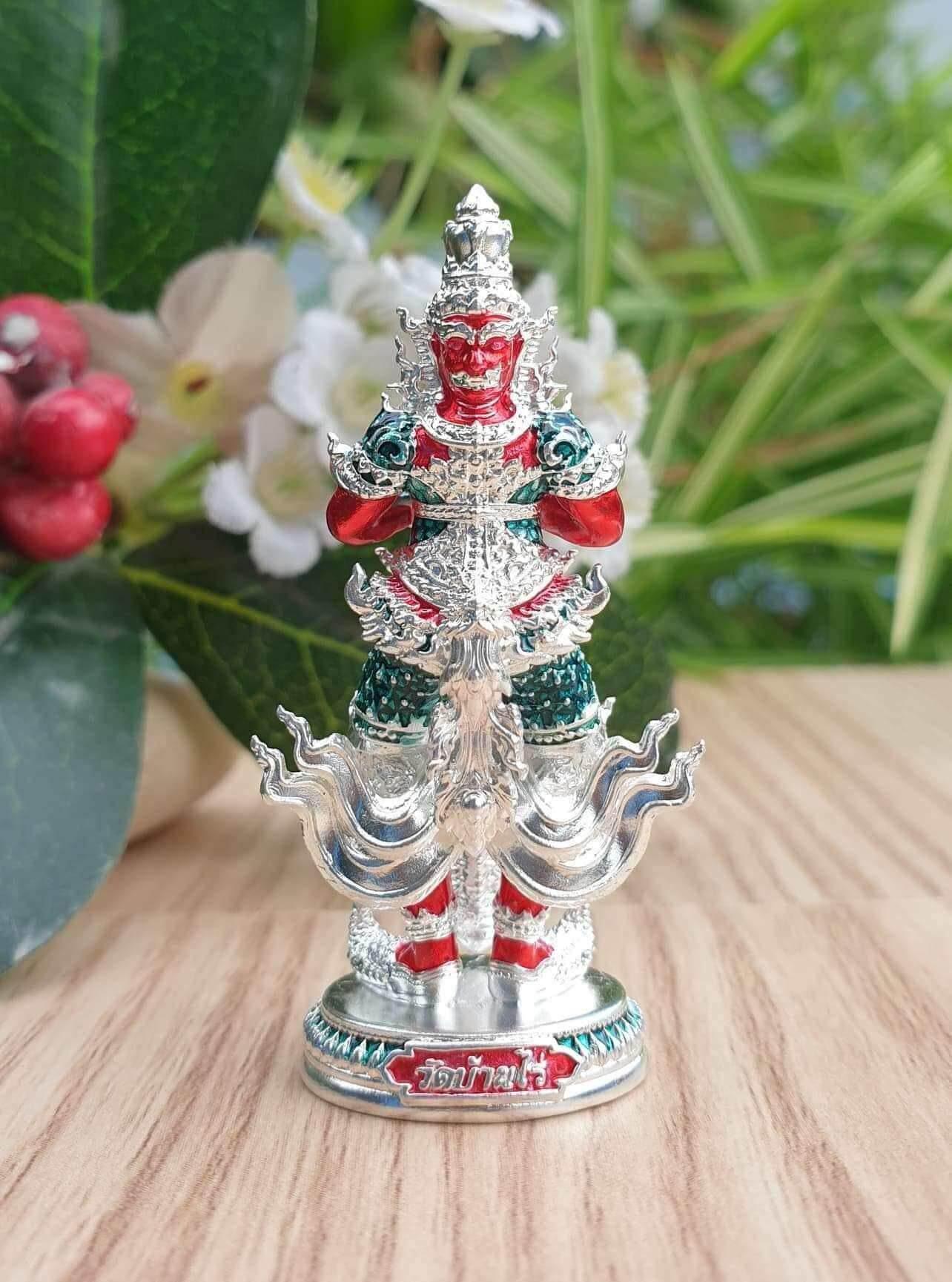 Thao Wetsuwan Amulet for Powerful Protection - Giant Face Deity Charm