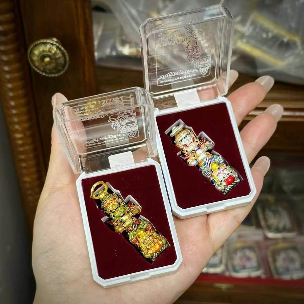 Thao Wetsuwan Wealth Amulet - Thai Lucky Charm for Prosperity and Good Fortune