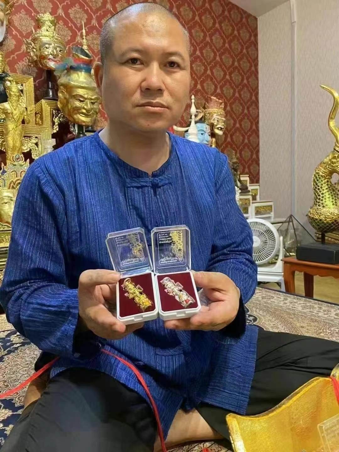 Thao Wetsuwan Wealth Amulet - Thai Lucky Charm for Prosperity and Good Fortune