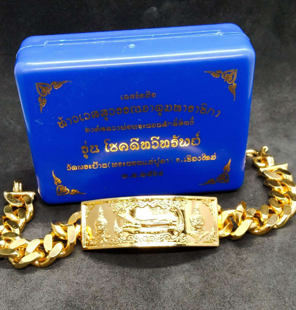 Thaweesap Fortune Bracelet - Lord Vaisravana Wealth Guardian Amulet from Thailand