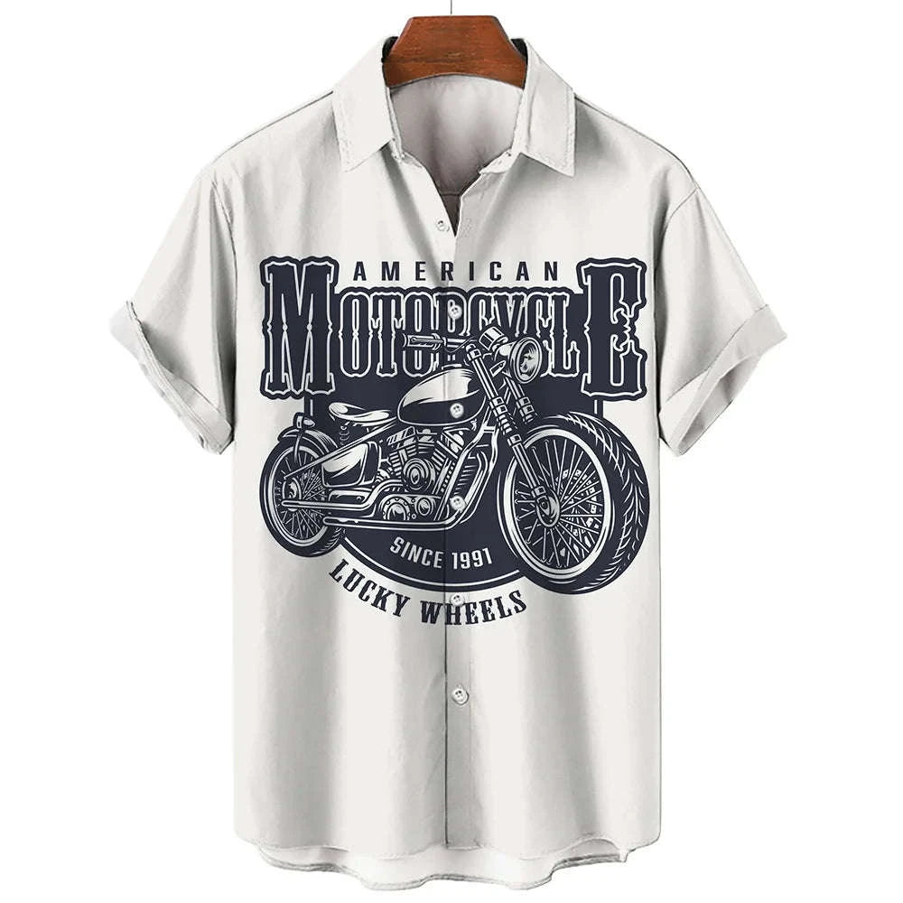 🏍️ The 1971 Moto-Legend Edition: Premium Men’s Vintage Motorcycle Graphic Shirt – High-Definition 3D Heritage Biker Print, Breathable Summer Performance Fabric, and Sophisticated Urban-Retro Short-Sleeve Tee (S-5XL)