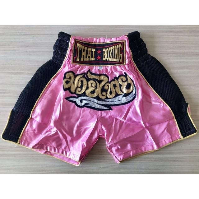 🏮 The Aero-Warrior: Premium Mesh-Tech Muay Thai Shorts – Breathable Side-Panel Satin Trunks, Advanced Ventilation Series, Handcrafted Export Grade for All Ages (Pink Muay Thai shorts)