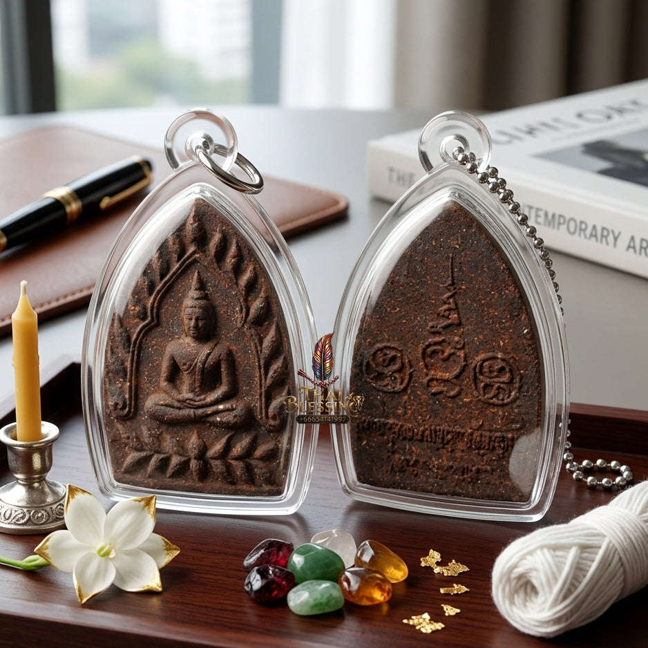 ✨ [The Alchemy of Infinite Wealth] Sacred "Phra Chao Sua" (Tycoon Buddha) – Blessed with "Ya Chindamani" (The Wish-Fulfilling Alchemical Powder) – Master-Blessed by Phra Ajarn Sanya, Wat Klang Bang Kaeo (2012) Thai Blessing Co By RURUECHA