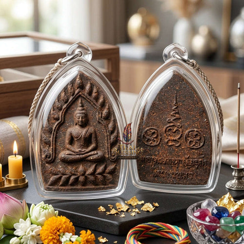 ✨ [The Alchemy of Infinite Wealth] Sacred "Phra Chao Sua" (Tycoon Buddha) – Blessed with "Ya Chindamani" (The Wish-Fulfilling Alchemical Powder) – Master-Blessed by Phra Ajarn Sanya, Wat Klang Bang Kaeo (2012) Thai Blessing Co By RURUECHA