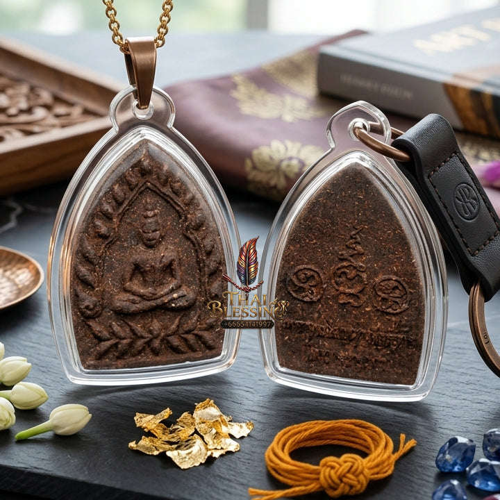 ✨ [The Alchemy of Infinite Wealth] Sacred "Phra Chao Sua" (Tycoon Buddha) – Blessed with "Ya Chindamani" (The Wish-Fulfilling Alchemical Powder) – Master-Blessed by Phra Ajarn Sanya, Wat Klang Bang Kaeo (2012) Thai Blessing Co By RURUECHA
