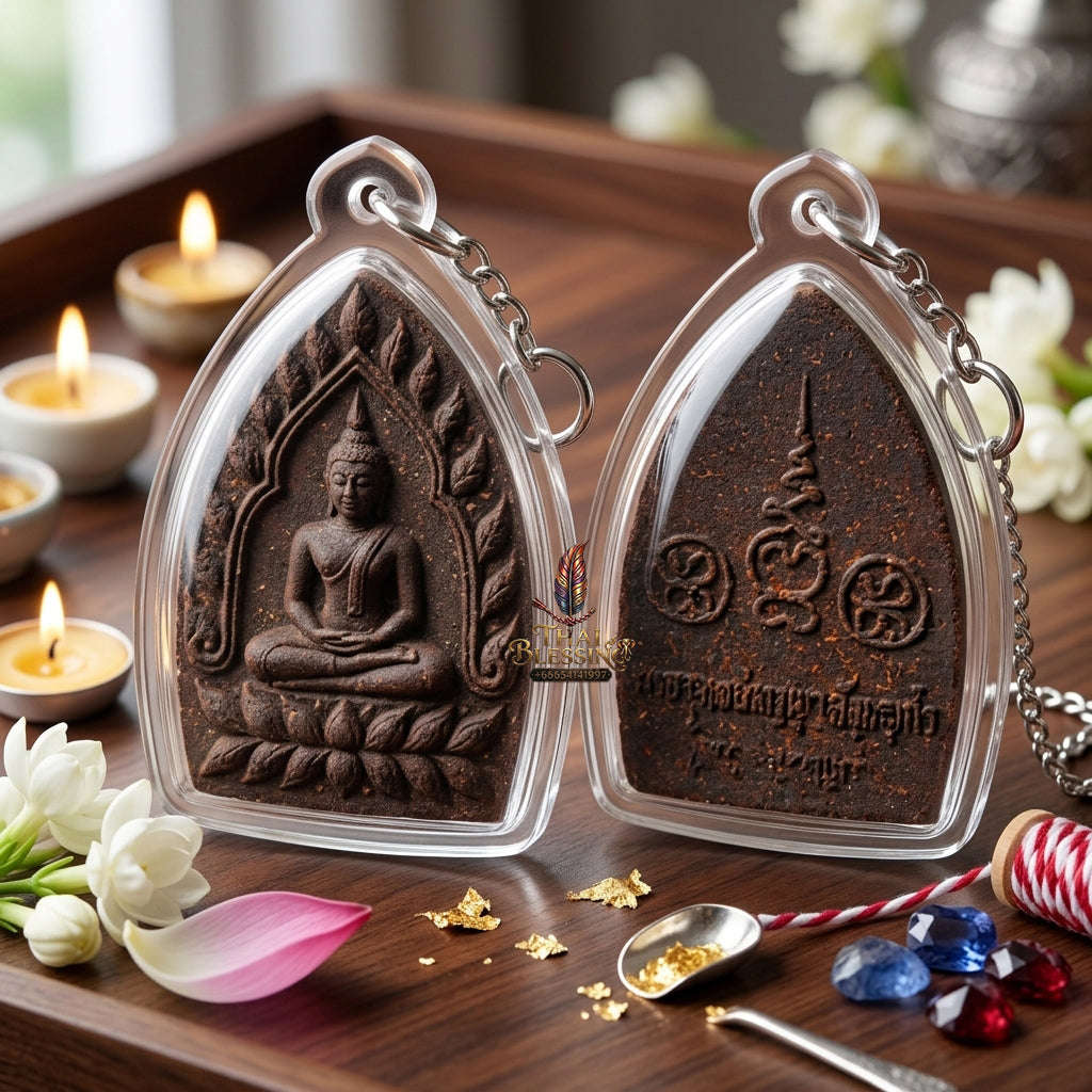 ✨ [The Alchemy of Infinite Wealth] Sacred "Phra Chao Sua" (Tycoon Buddha) – Blessed with "Ya Chindamani" (The Wish-Fulfilling Alchemical Powder) – Master-Blessed by Phra Ajarn Sanya, Wat Klang Bang Kaeo (2012) Thai Blessing Co By RURUECHA