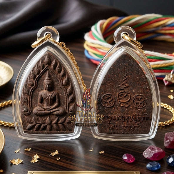 ✨ [The Alchemy of Infinite Wealth] Sacred "Phra Chao Sua" (Tycoon Buddha) – Blessed with "Ya Chindamani" (The Wish-Fulfilling Alchemical Powder) – Master-Blessed by Phra Ajarn Sanya, Wat Klang Bang Kaeo (2012) Thai Blessing Co By RURUECHA