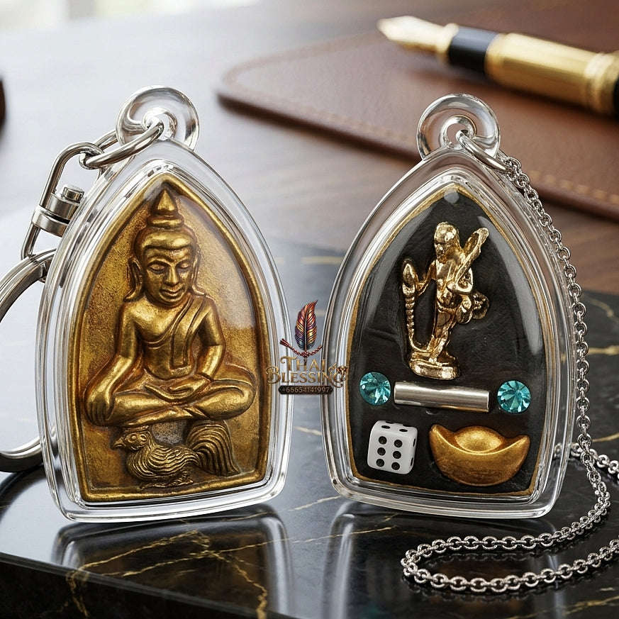 💥 THE ANCIENT BRASS MASTERPIECE OF SOVEREIGN ATTRACTION: THE KHRU BA BAENG MAHA HLONG SUD RAK SAEN SANEHA (BRONZE/BRASS EDITION)!  Sacred "Khun Phaen Maha Hlong – Sud Rak Saen Saneh Edition Thai Blessing Co By RURUECHA