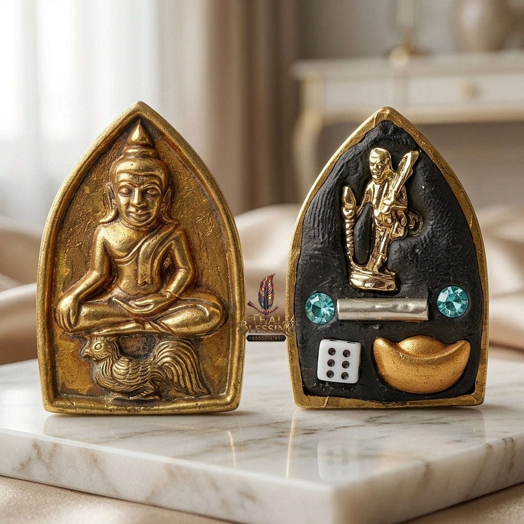 💥 THE ANCIENT BRASS MASTERPIECE OF SOVEREIGN ATTRACTION: THE KHRU BA BAENG MAHA HLONG SUD RAK SAEN SANEHA (BRONZE/BRASS EDITION)!  Sacred "Khun Phaen Maha Hlong – Sud Rak Saen Saneh Edition Thai Blessing Co By RURUECHA