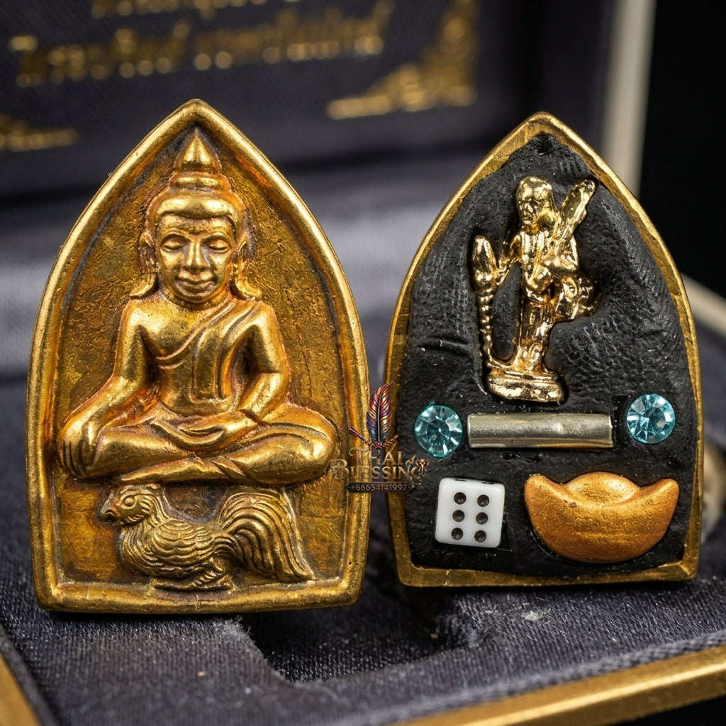 💥 THE ANCIENT BRASS MASTERPIECE OF SOVEREIGN ATTRACTION: THE KHRU BA BAENG MAHA HLONG SUD RAK SAEN SANEHA (BRONZE/BRASS EDITION)!  Sacred "Khun Phaen Maha Hlong – Sud Rak Saen Saneh Edition Thai Blessing Co By RURUECHA