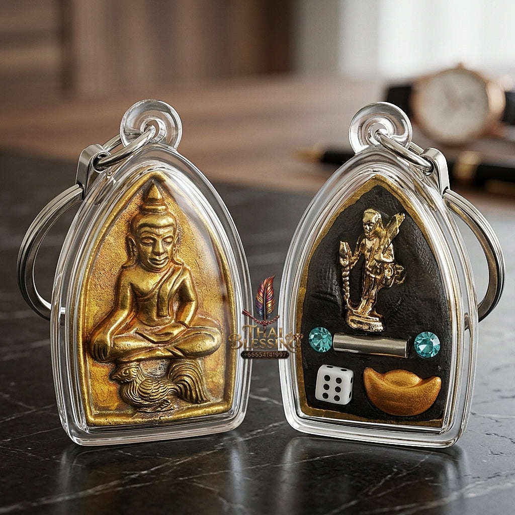 💥 THE ANCIENT BRASS MASTERPIECE OF SOVEREIGN ATTRACTION: THE KHRU BA BAENG MAHA HLONG SUD RAK SAEN SANEHA (BRONZE/BRASS EDITION)!  Sacred "Khun Phaen Maha Hlong – Sud Rak Saen Saneh Edition Thai Blessing Co By RURUECHA