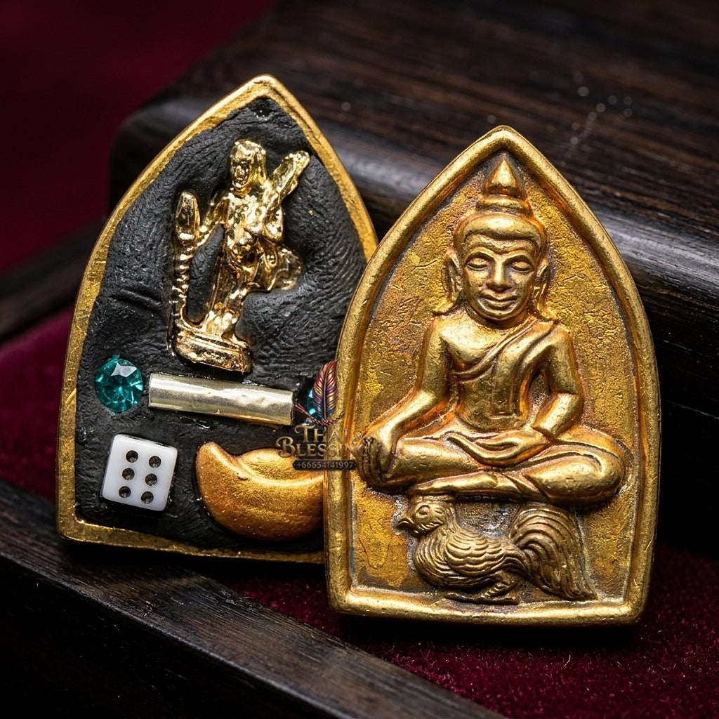 💥 THE ANCIENT BRASS MASTERPIECE OF SOVEREIGN ATTRACTION: THE KHRU BA BAENG MAHA HLONG SUD RAK SAEN SANEHA (BRONZE/BRASS EDITION)!  Sacred "Khun Phaen Maha Hlong – Sud Rak Saen Saneh Edition Thai Blessing Co By RURUECHA