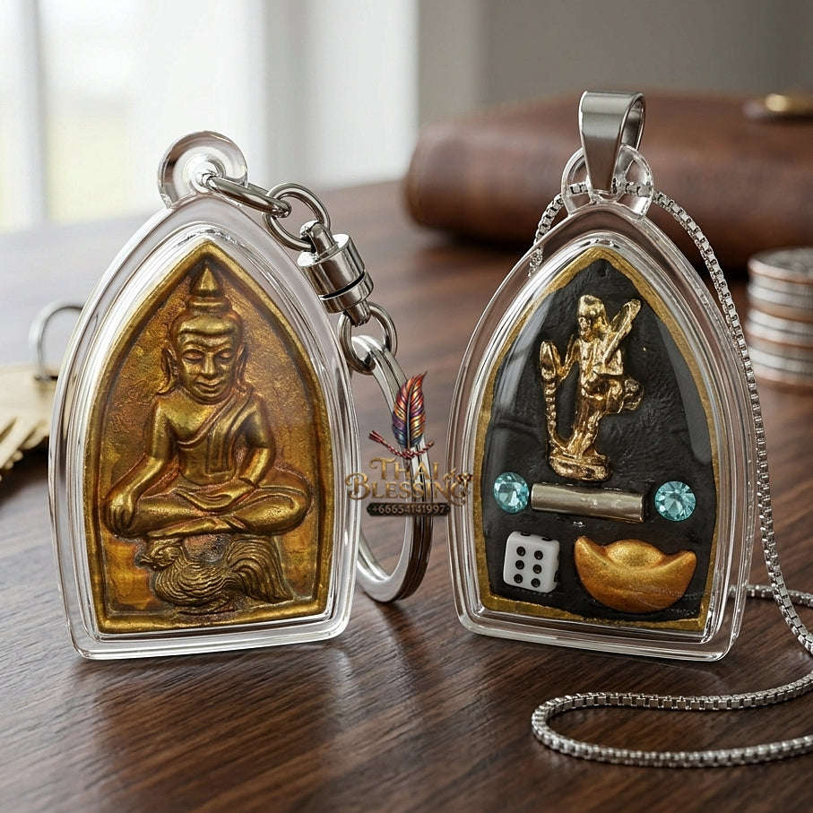💥 THE ANCIENT BRASS MASTERPIECE OF SOVEREIGN ATTRACTION: THE KHRU BA BAENG MAHA HLONG SUD RAK SAEN SANEHA (BRONZE/BRASS EDITION)!  Sacred "Khun Phaen Maha Hlong – Sud Rak Saen Saneh Edition Thai Blessing Co By RURUECHA