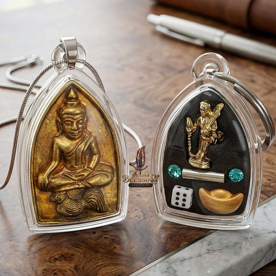 💥 THE ANCIENT BRASS MASTERPIECE OF SOVEREIGN ATTRACTION: THE KHRU BA BAENG MAHA HLONG SUD RAK SAEN SANEHA (BRONZE/BRASS EDITION)!  Sacred "Khun Phaen Maha Hlong – Sud Rak Saen Saneh Edition Thai Blessing Co By RURUECHA