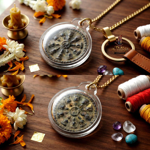 ✨ [The Ancient Circle of Endless Prosperity] Sacred "Phra Ngop Nam Aoi" (Circular Buddha Array) – Master-Blessed by Luang Pu Rue-Si Narot, Wat Phra Non (2015) Thai Blessing Co By RURUECHA