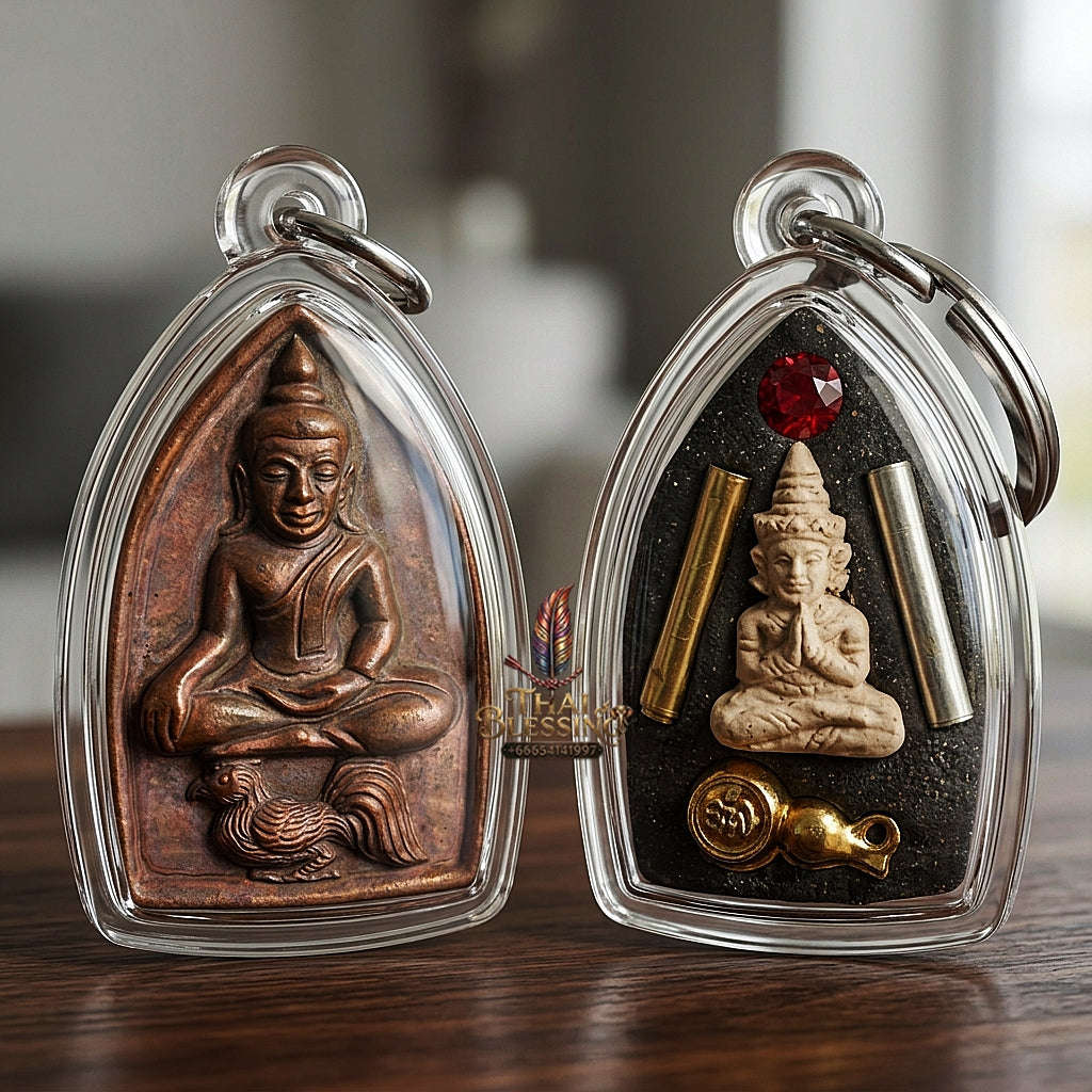 💥 THE ANCIENT COPPER MASTERPIECE OF SOVEREIGN ATTRACTION: THE KHRU BA BAENG MAHA HLONG SUD RAK SAEN SANEHA (COPPER EDITION)!  Sacred "Khun Phaen Maha Hlong Thai Blessing Co By RURUECHA
