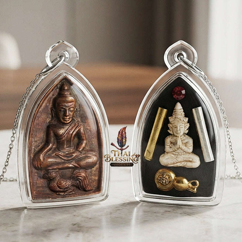 💥 THE ANCIENT COPPER MASTERPIECE OF SOVEREIGN ATTRACTION: THE KHRU BA BAENG MAHA HLONG SUD RAK SAEN SANEHA (COPPER EDITION)!  Sacred "Khun Phaen Maha Hlong Thai Blessing Co By RURUECHA