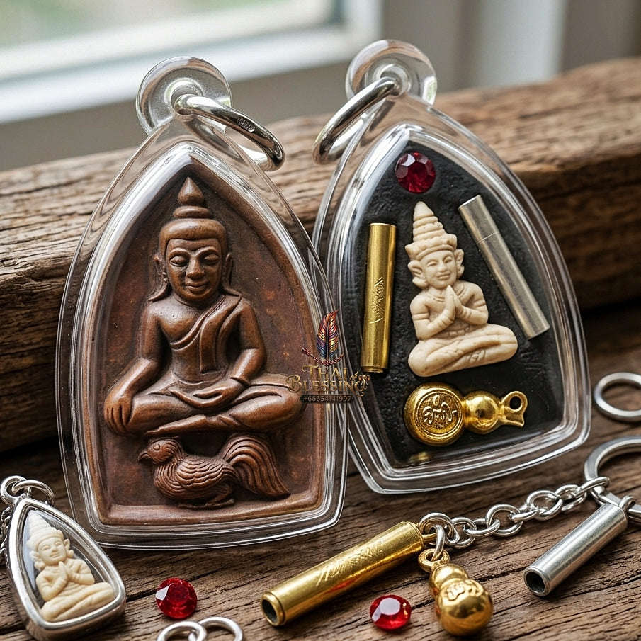 💥 THE ANCIENT COPPER MASTERPIECE OF SOVEREIGN ATTRACTION: THE KHRU BA BAENG MAHA HLONG SUD RAK SAEN SANEHA (COPPER EDITION)!  Sacred "Khun Phaen Maha Hlong Thai Blessing Co By RURUECHA