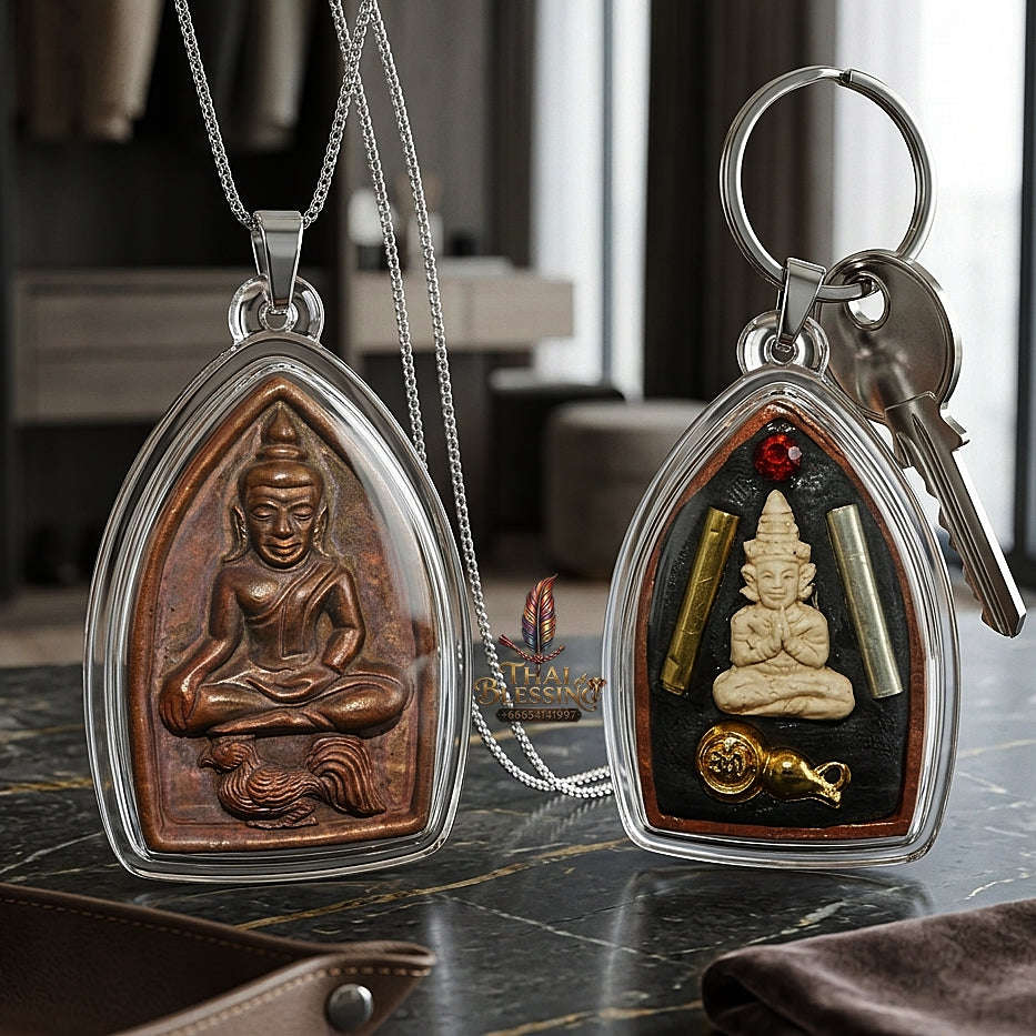 💥 THE ANCIENT COPPER MASTERPIECE OF SOVEREIGN ATTRACTION: THE KHRU BA BAENG MAHA HLONG SUD RAK SAEN SANEHA (COPPER EDITION)!  Sacred "Khun Phaen Maha Hlong Thai Blessing Co By RURUECHA