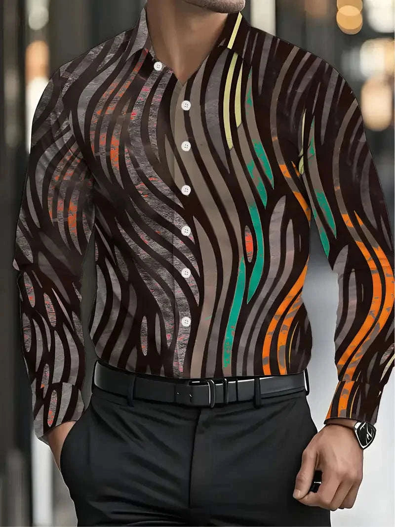 🐆 The Apex Predator Edition: Premium Men’s 3D Leopard Print Vintage Shirt – High-Definition Animal Graphic, Electric Blue, Royal Purple & Deep Bronze Colorways, Breathable Outdoor Performance Fabric, and Sophisticated Holiday Button-Down GR892