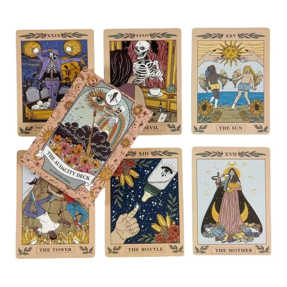 🔥The Audacity Deck | 37-Card English Oracle Tarot Divination Edition – Board Game Functional Deck